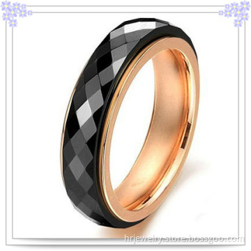 Ceramic Ring Ceramic Jewelry with Stainless Steel (CR0024)